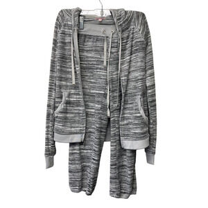 Juicy Couture  Velour Space Hoodie Jacket Cloud Dancer  tracksuit set